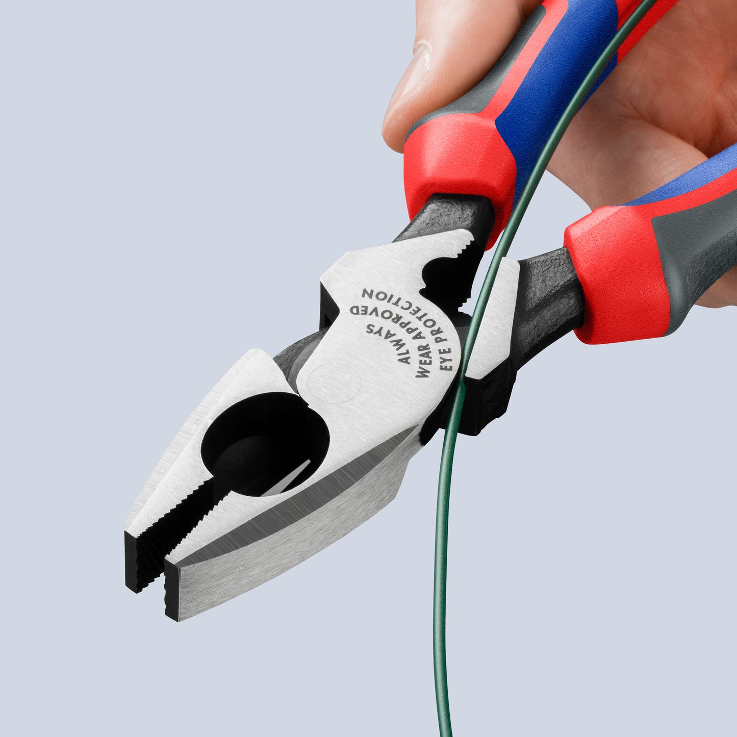 Knipex 09 12 240 High Leverage Lineman's Pliers New England with Fish Tape Puller & Crimper - image 6