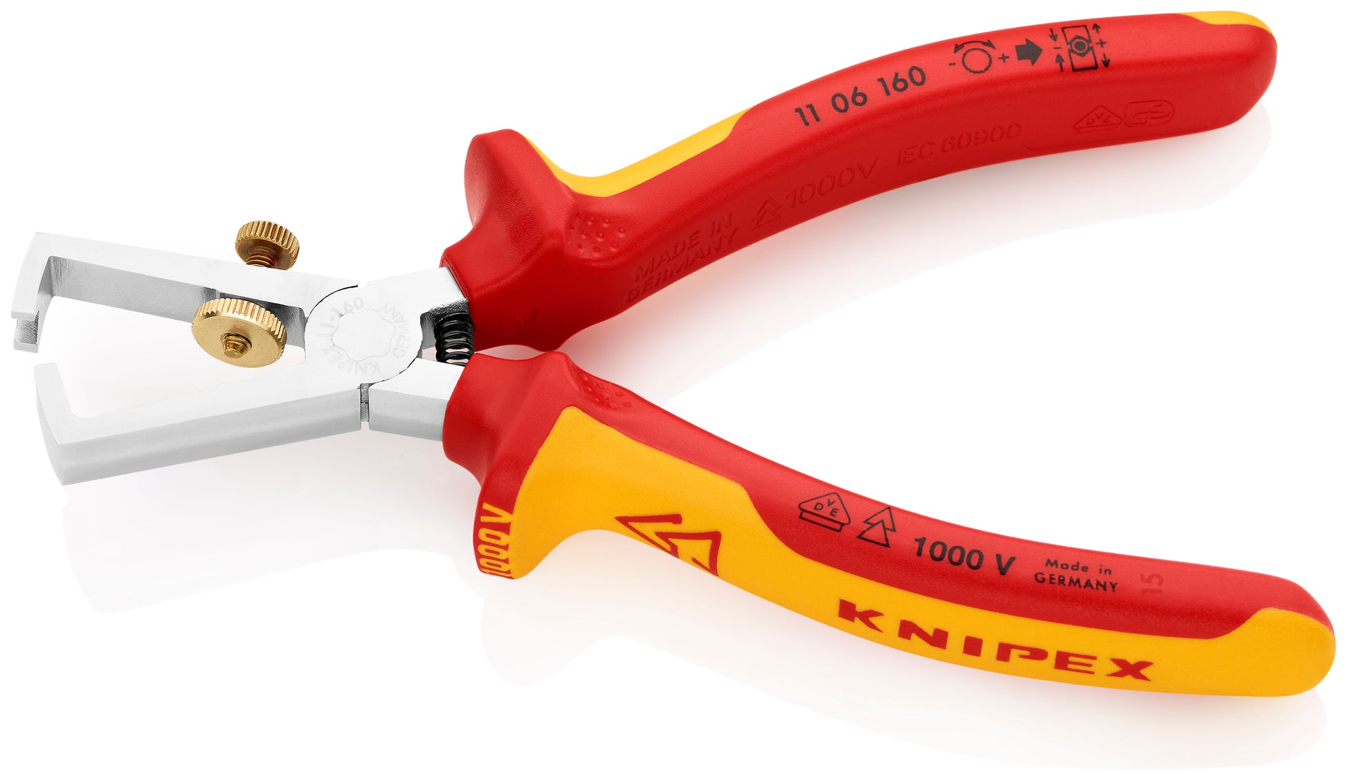 Knipex 11 06 160 End-Type Wire Stripper-1000V Insulated - image 3