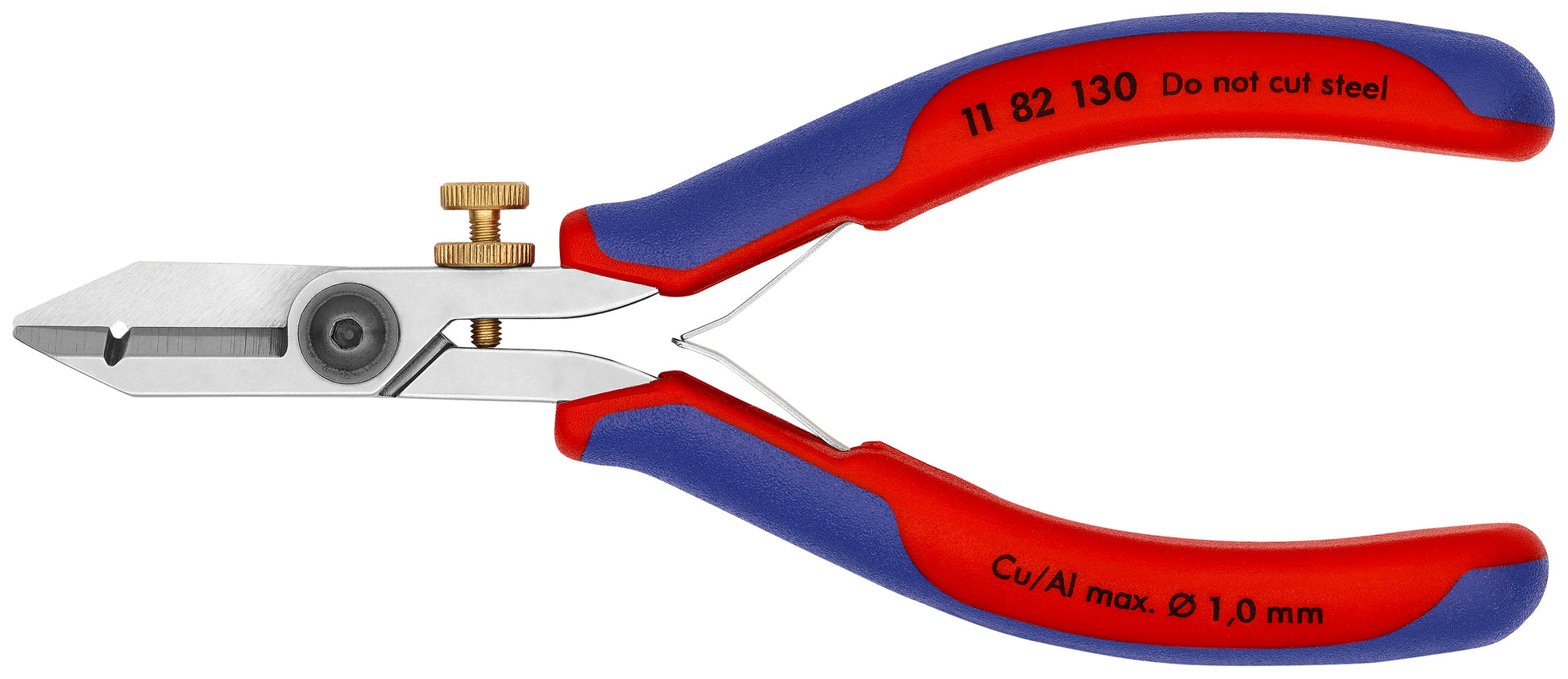Knipex 11 82 130 Electronics Wire Stripping Shears - KNIPEX Tools