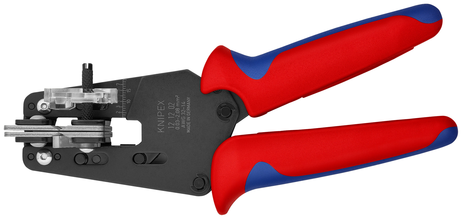 Knipex 12 12 02 Automatic Wire Stripper 0.03-2.08 mm2 - KNIPEX Tools