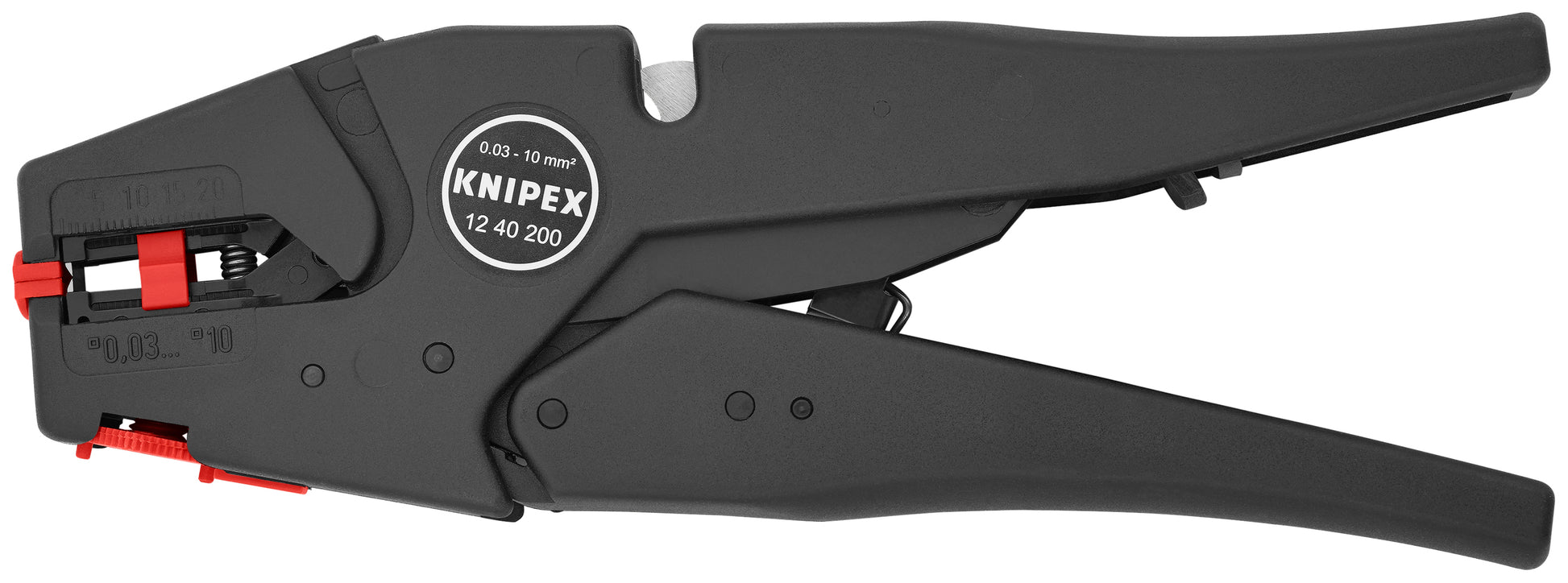Knipex 12 40 200 EvoStrip Automatic Wire Stripper 8-32 AWG - KNIPEX Tools