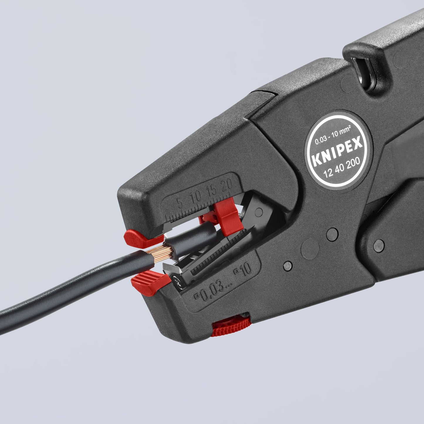 Knipex 12 40 200 EvoStrip Automatic Wire Stripper 8-32 AWG - image 4