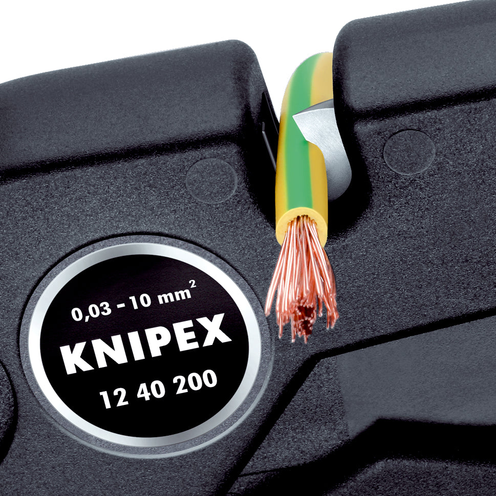 Knipex 12 40 200 EvoStrip Automatic Wire Stripper 8-32 AWG - image 8