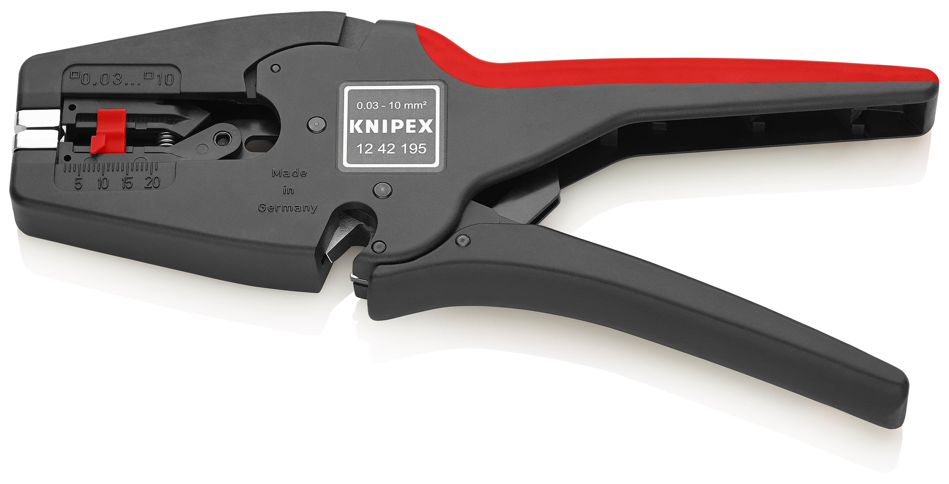 Knipex 12 42 195 Automatic Wire Stripper 8-32 AWG - image 2