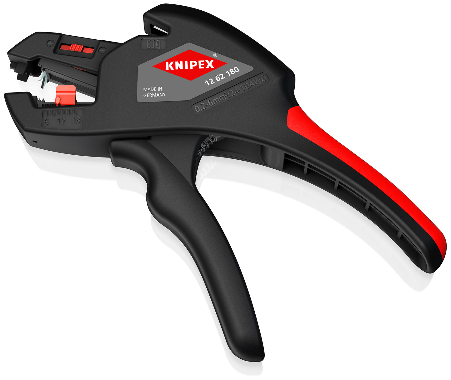 Knipex 12 62 180 SBA Automatic Wire Stripper 10-24 AWG - image 2