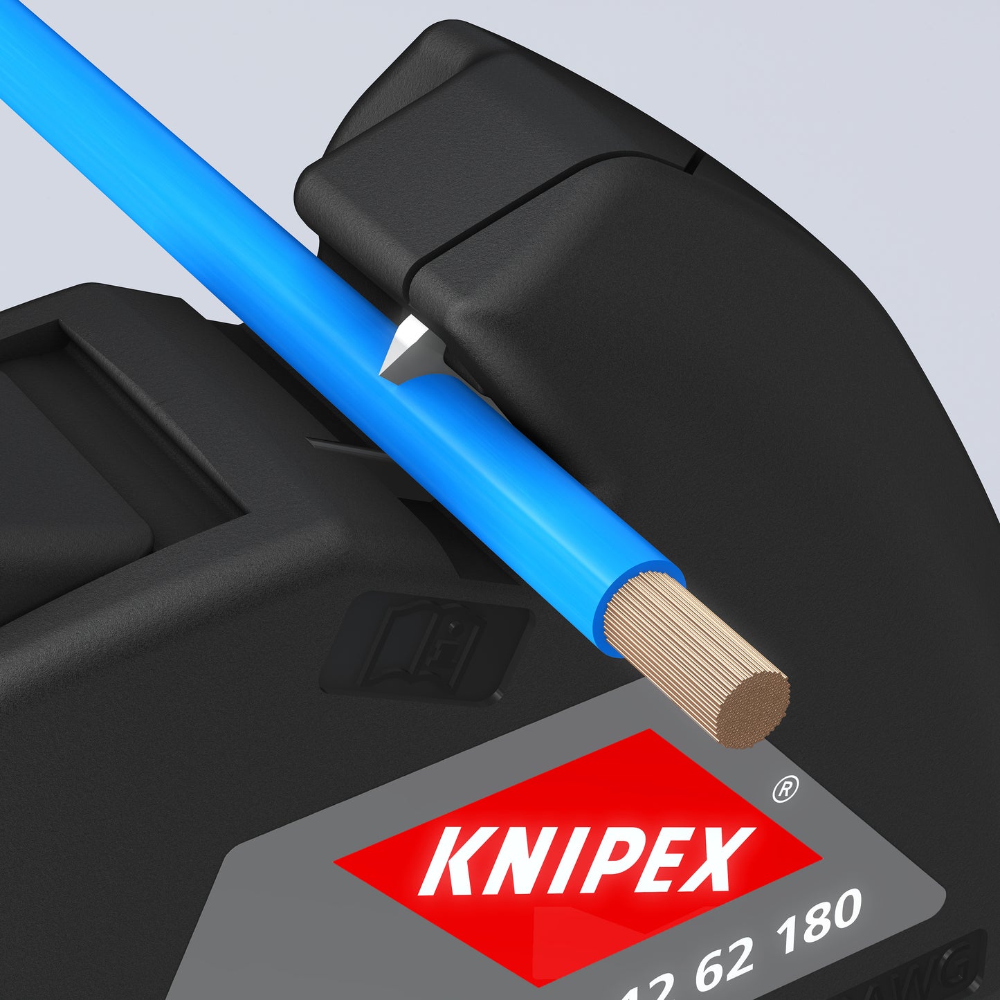 Knipex 12 62 180 Automatic Wire Stripper 10-24 AWG - image 5