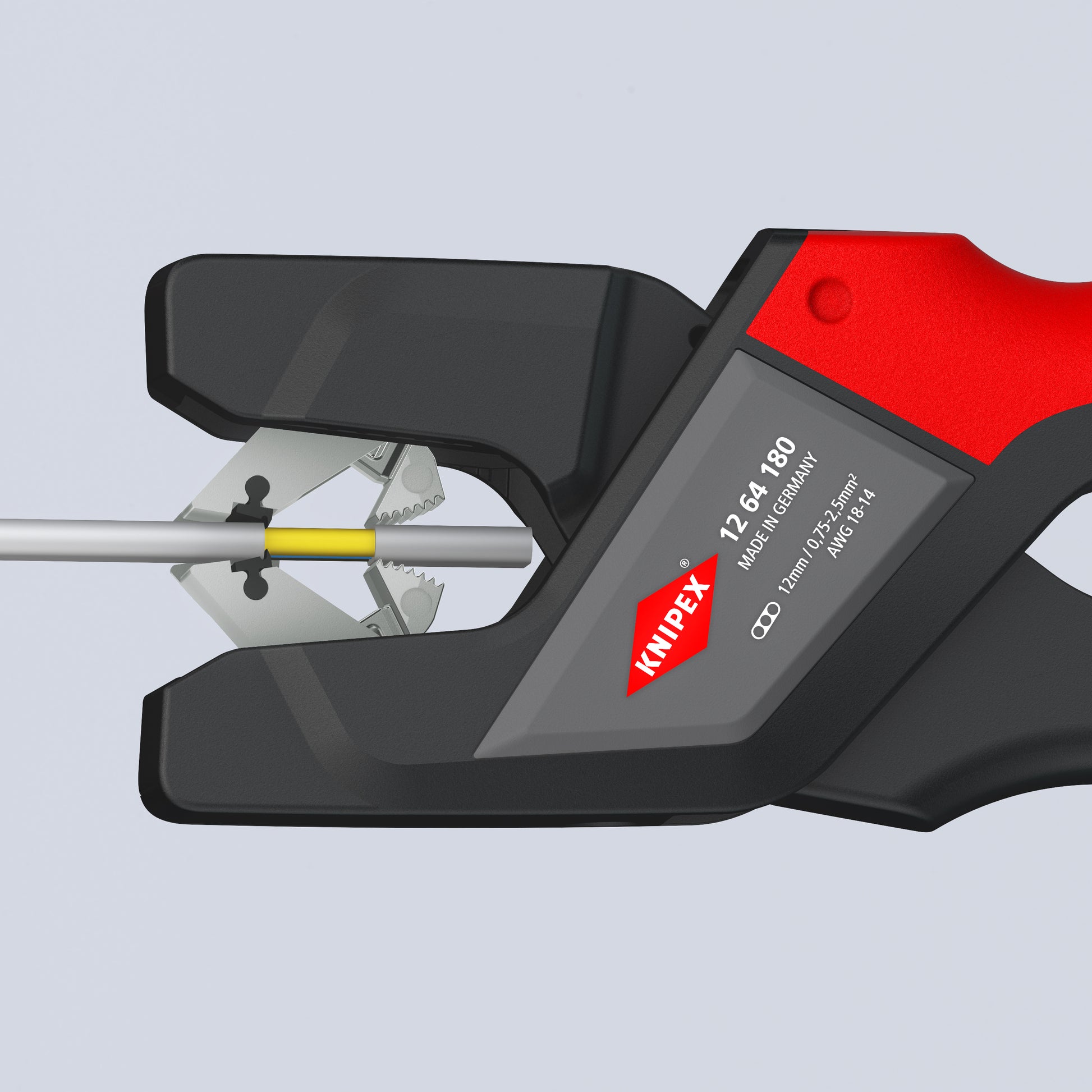 Knipex 12 64 180 Automatic Flat Cable Stripper 12-18 AWG - image 5