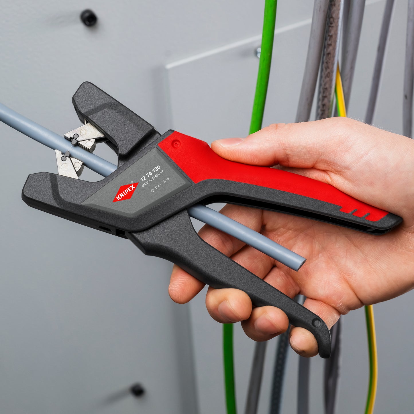 Knipex 12 74 180 SB Automatic Control Cable Stripper - image 9
