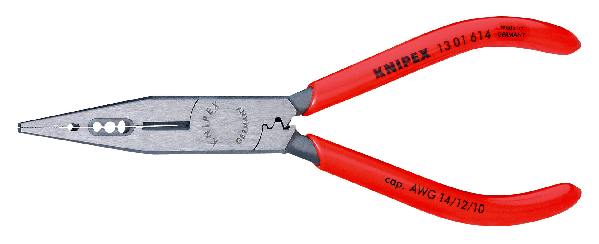 Knipex 13 01 614 SBA 4-in-1 Electricians' Pliers 10-14 AWG - KNIPEX Tools