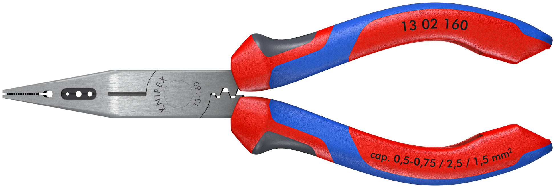 Knipex 13 02 160 4-in-1 Electricians' Pliers-Metric Wire - KNIPEX Tools