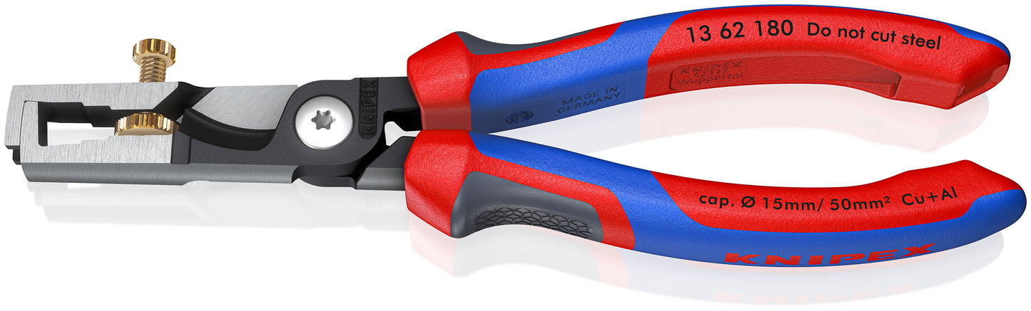 Knipex 13 62 180 Strix® Insulation Strippers with Cable Shears - image 2