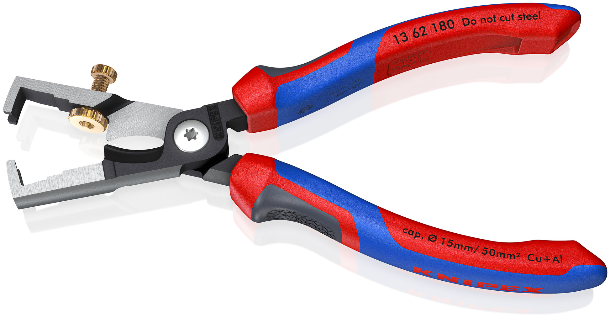 Knipex 13 62 180 Strix® Insulation Strippers with Cable Shears - image 3