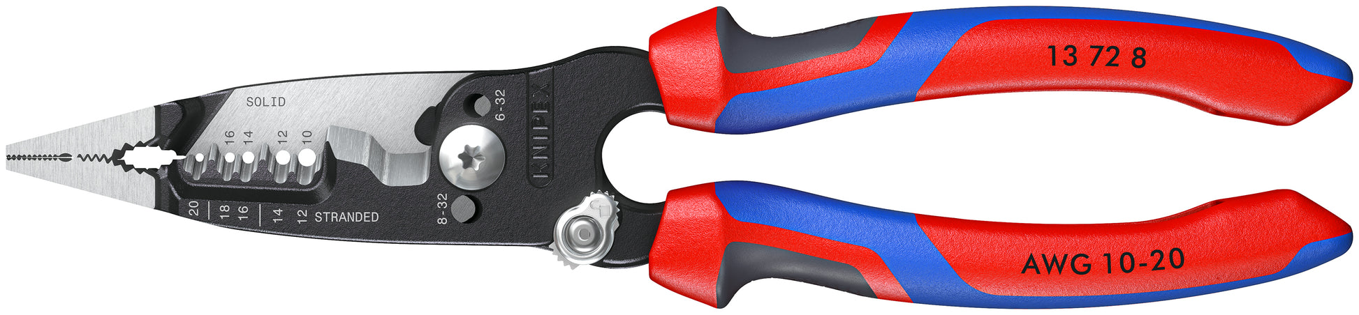 Knipex 13 72 8 Forged Wire Stripper 10-20 AWG - KNIPEX Tools