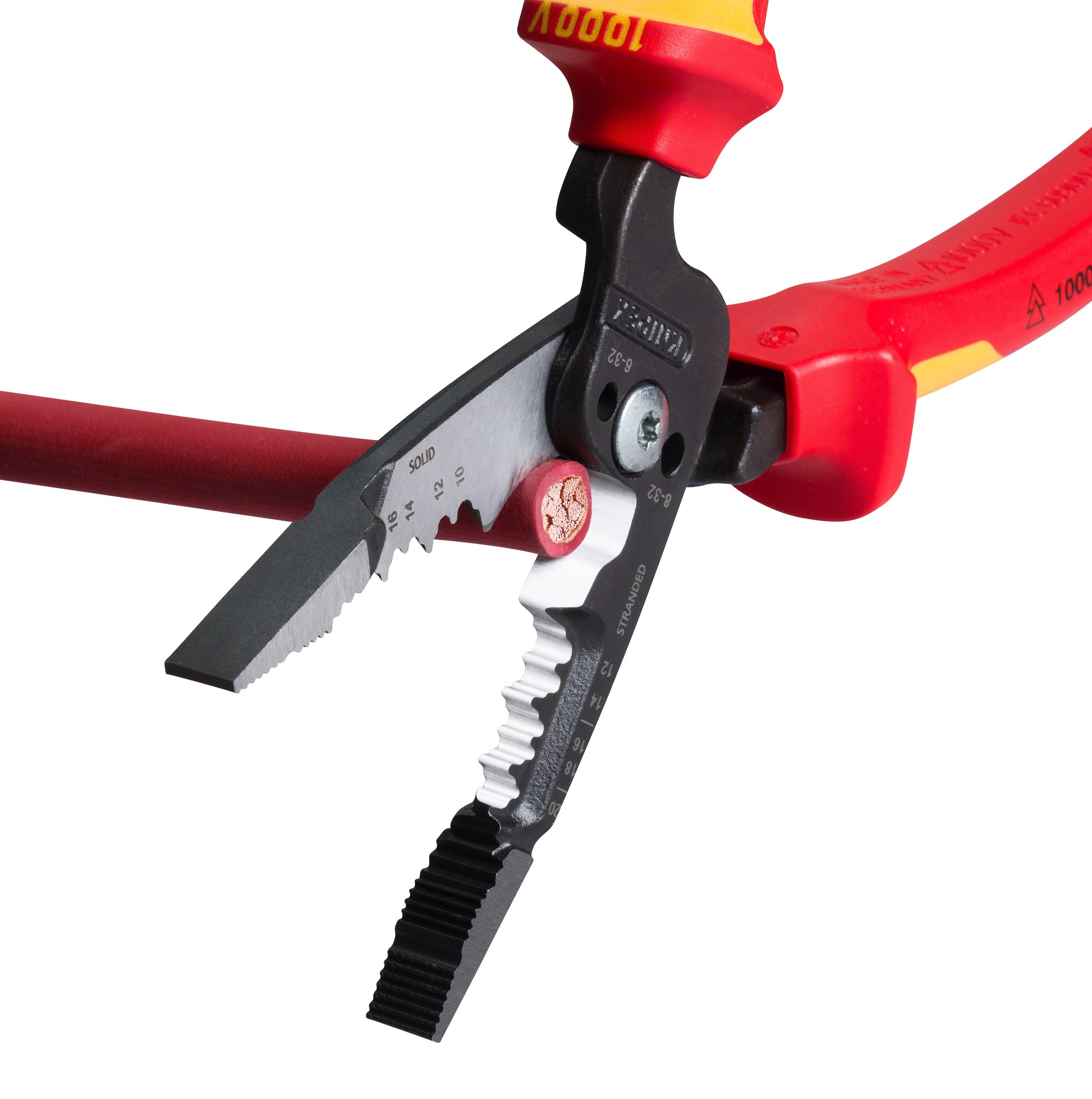 Knipex 13 78 8 SBA Forged Wire Stripper 20-10 AWG-1000V Insulated - image 5