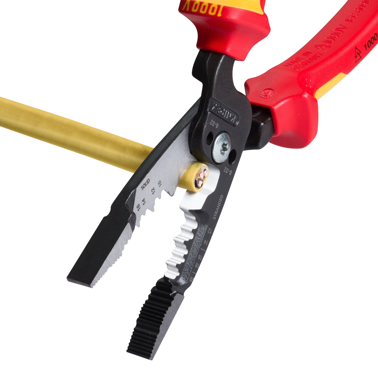 Knipex 13 78 8 SBA Forged Wire Stripper 20-10 AWG-1000V Insulated - image 7