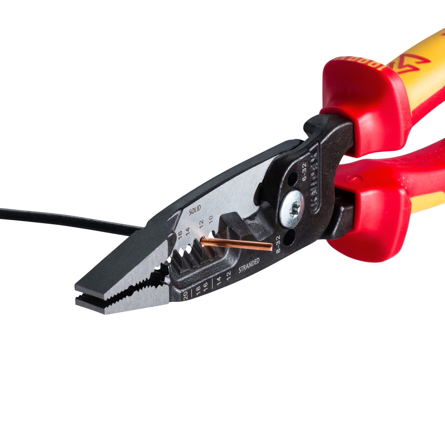 Knipex 13 78 8 SBA Forged Wire Stripper 20-10 AWG-1000V Insulated - image 9
