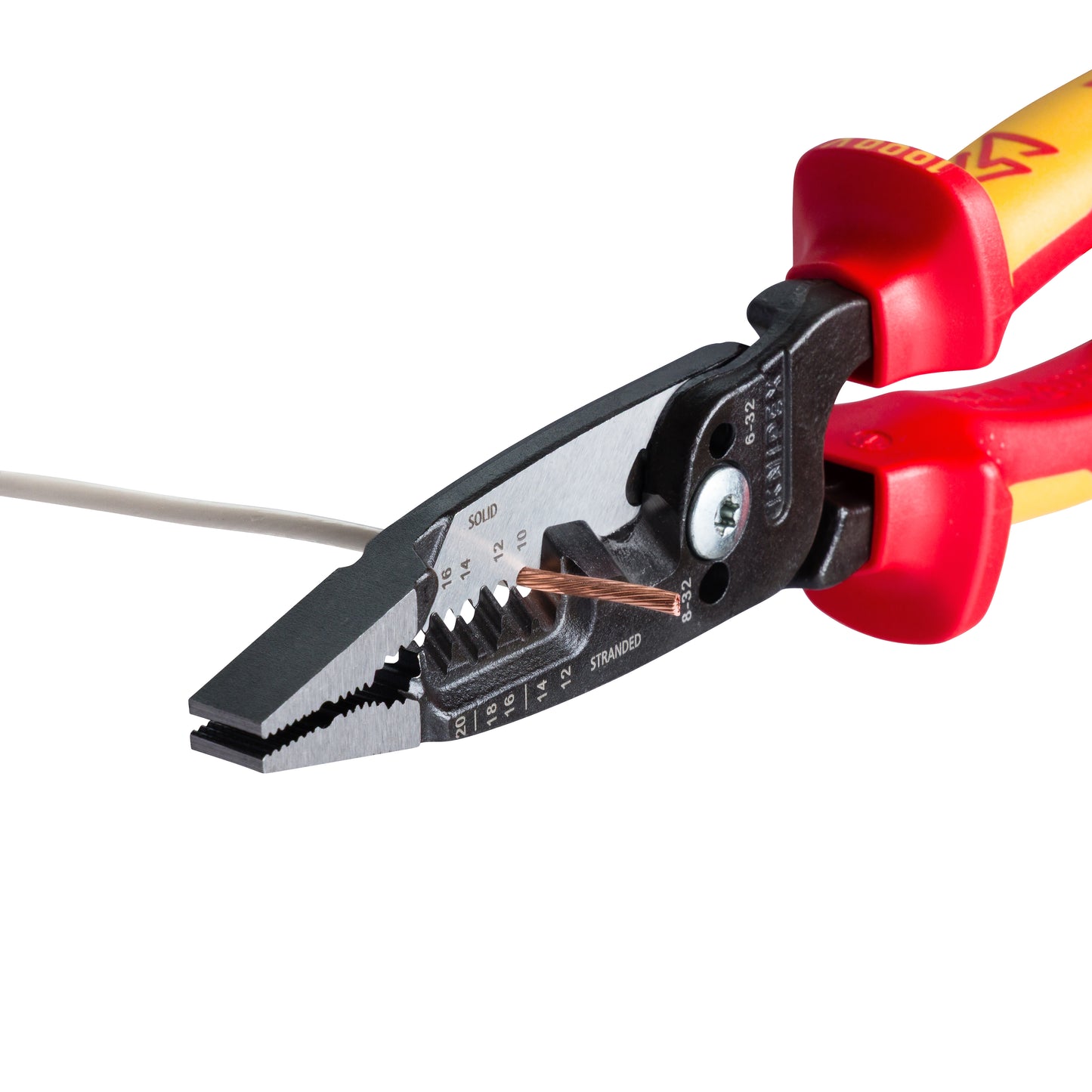 Knipex 13 78 8 SBA Forged Wire Stripper 20-10 AWG-1000V Insulated - image 10
