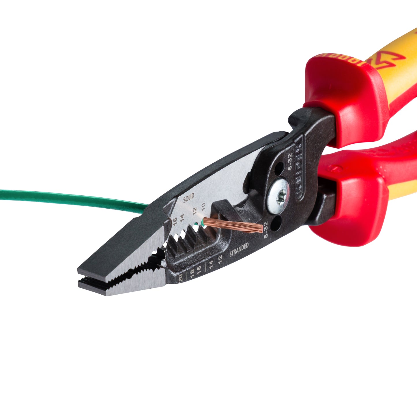Knipex 13 78 8 SBA Forged Wire Stripper 20-10 AWG-1000V Insulated - image 11