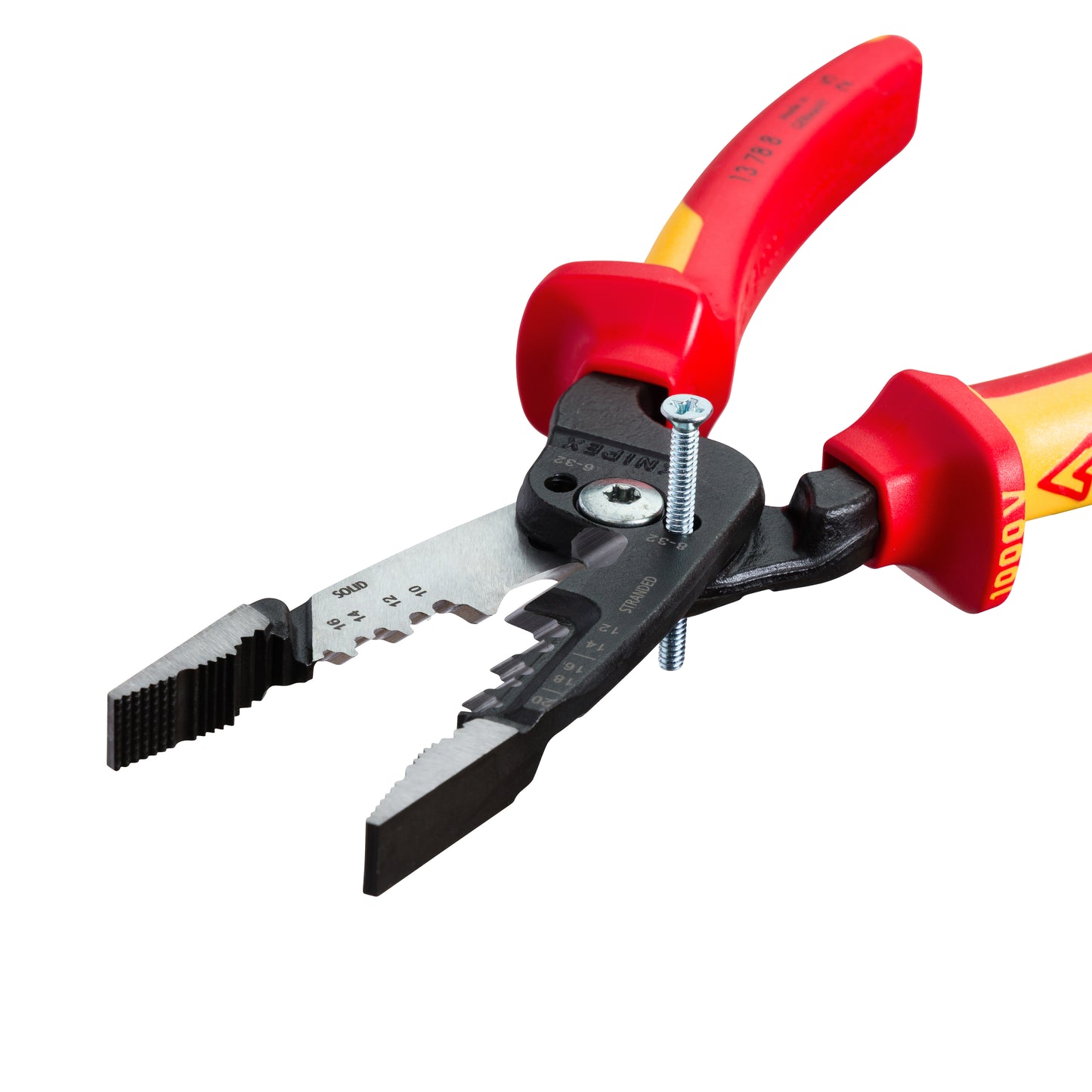 Knipex 13 78 8 SBA Forged Wire Stripper 20-10 AWG-1000V Insulated - image 12