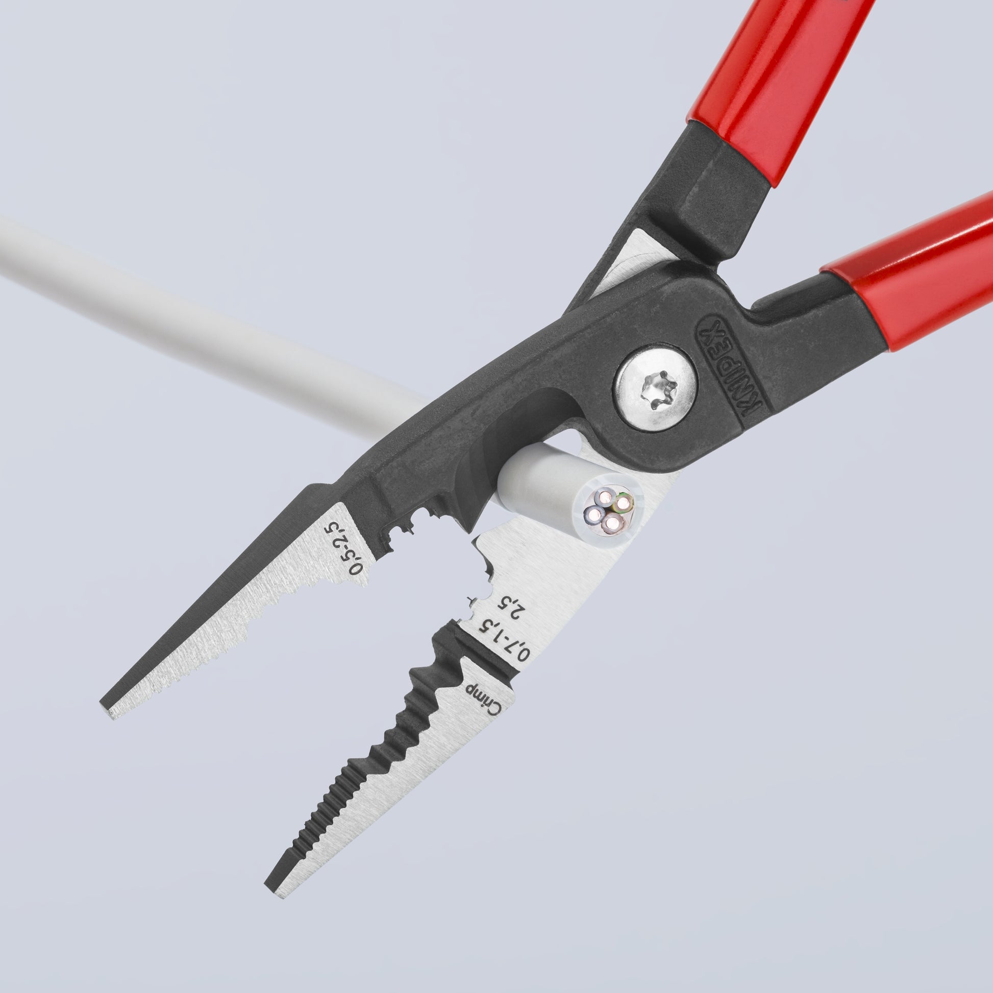 Knipex 13 81 200 6-in-1 Electrical Installation Pliers-Metric Wire - image 4