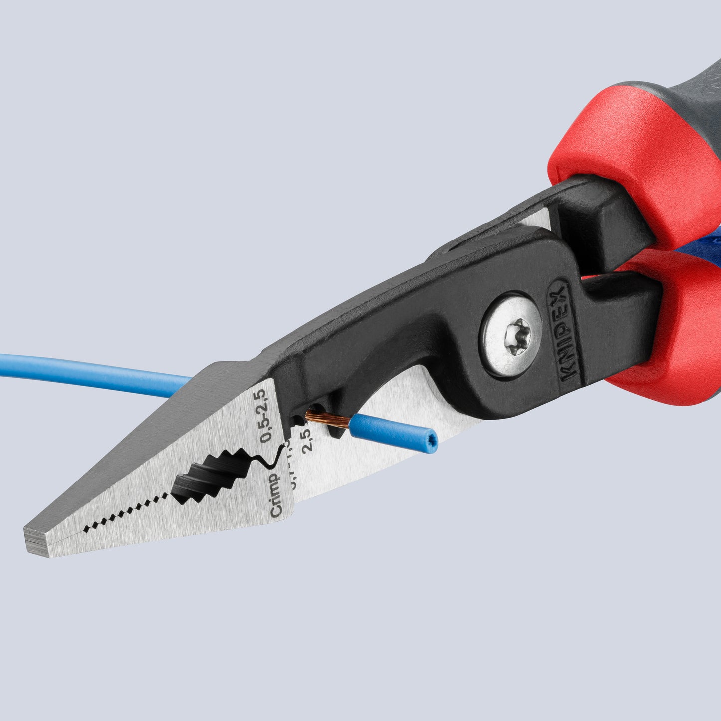 Knipex 13 82 200 SB 6-in-1 Electrical Installation Pliers-Metric Wire - image 5