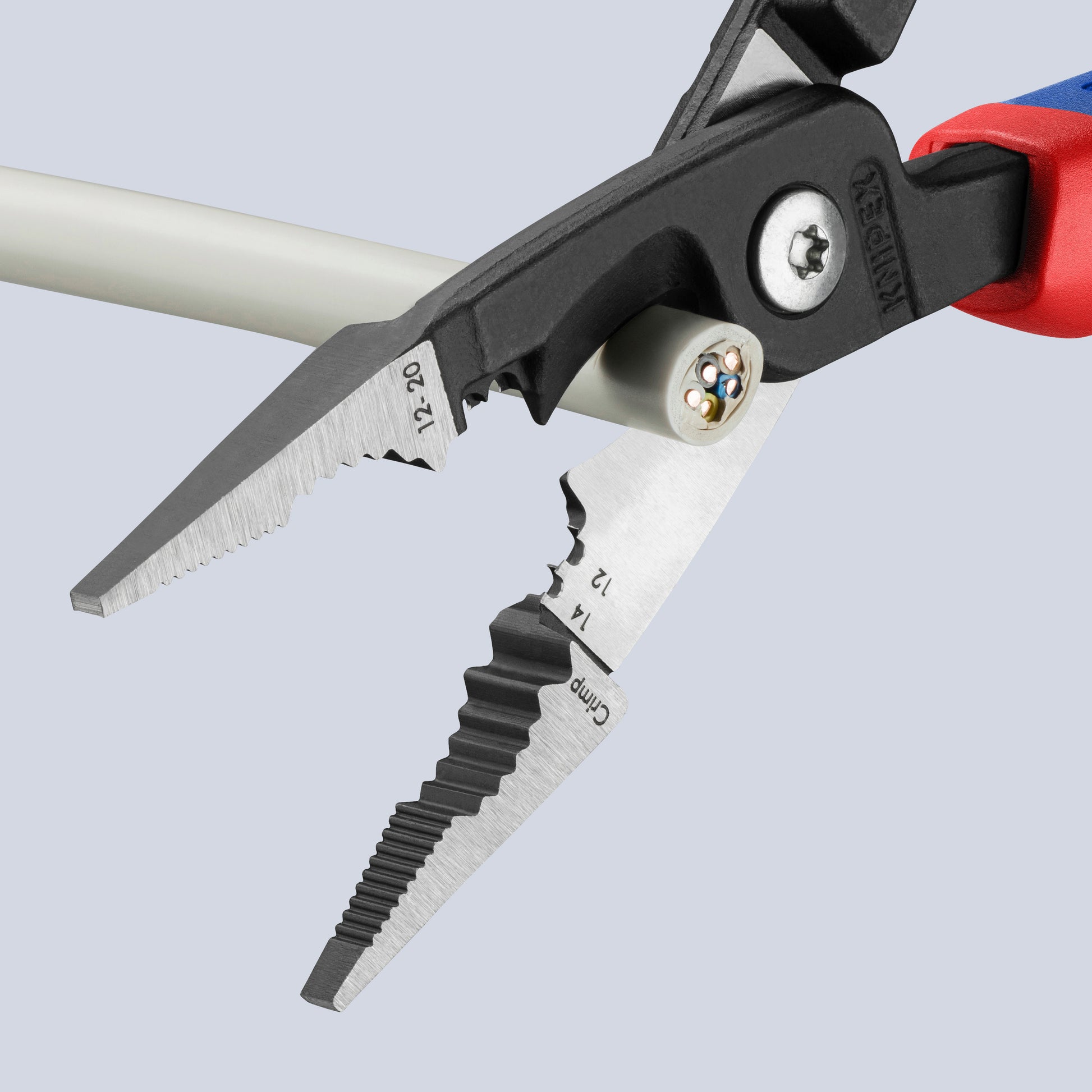 Knipex 13 82 8 6-in-1 Electrical Installation Pliers 12 and 14 AWG - image 5