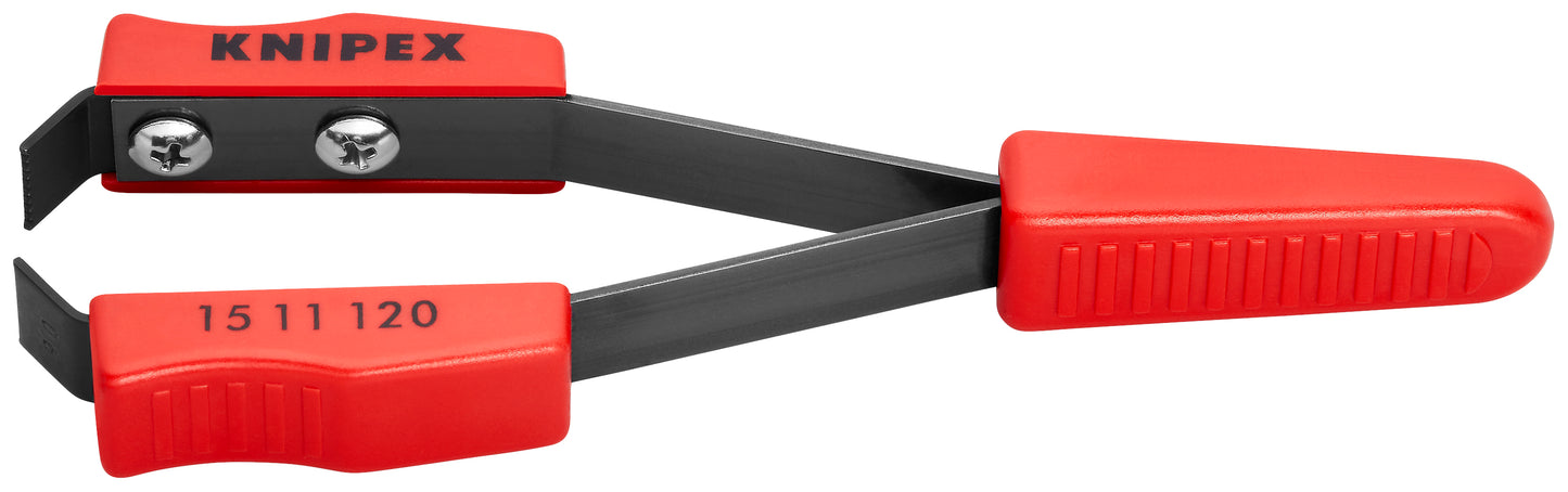 Knipex 15 11 120 Steel and Plastic Stripping Tweezers Magnetic Tips - KNIPEX Tools