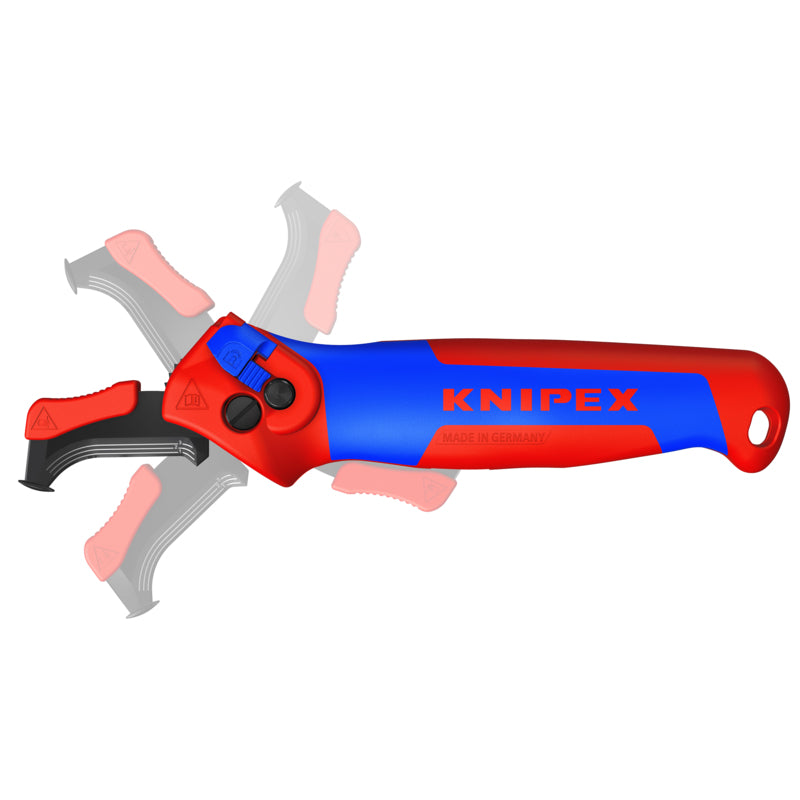 Knipex 16 50 145 SB Stripping Knife With guide shoe and ratchet function