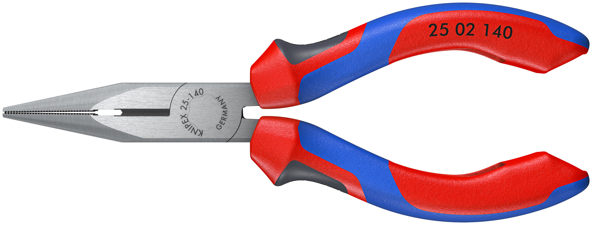 Knipex 25 02 140 Long Nose Pliers with Cutter - KNIPEX Tools