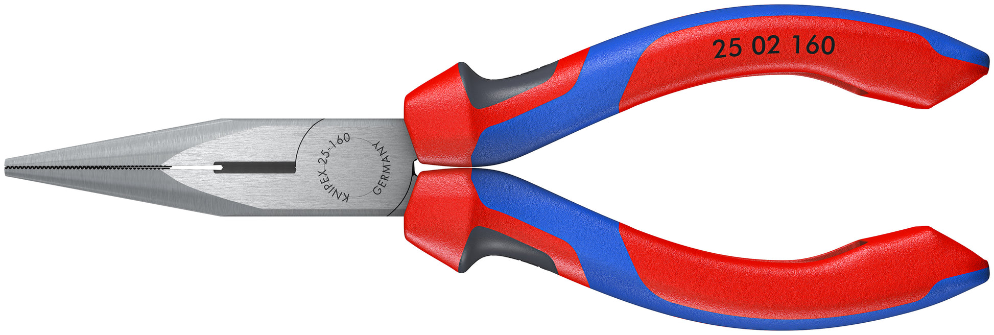Knipex 25 02 160 Long Nose Pliers with Cutter - KNIPEX Tools