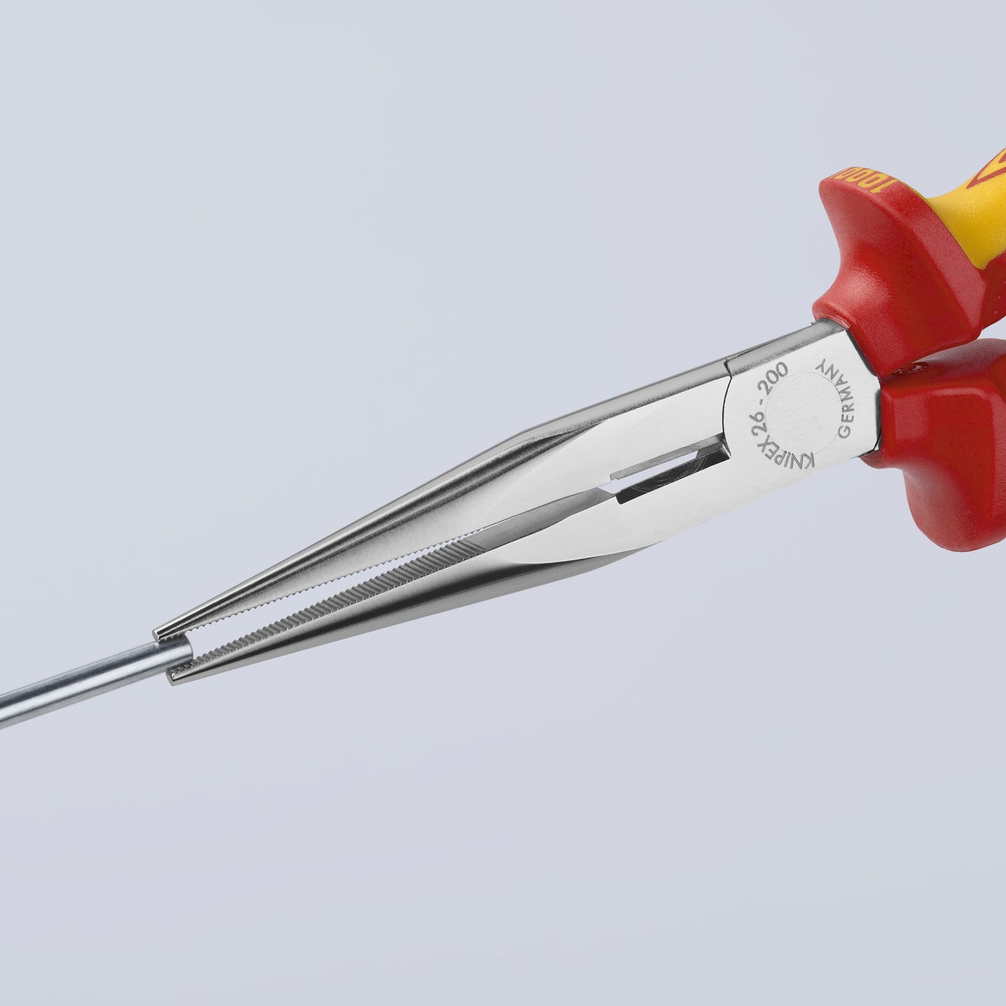 Knipex 26 16 200 Long Nose Pliers with Cutter-1000V Insulated - image 5