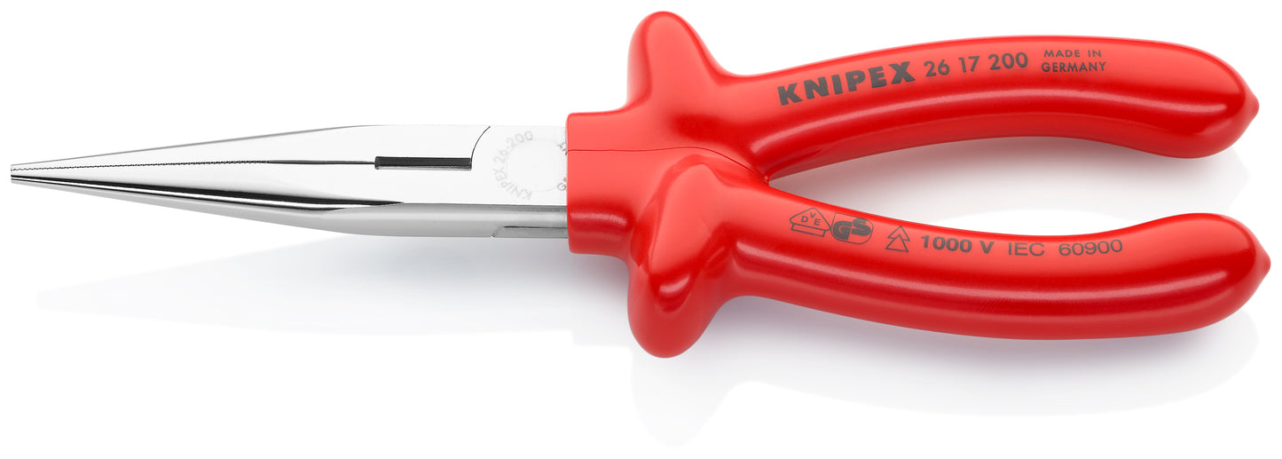Knipex 26 17 200 Long Nose Pliers with Cutter-1000V Insulated - image 2