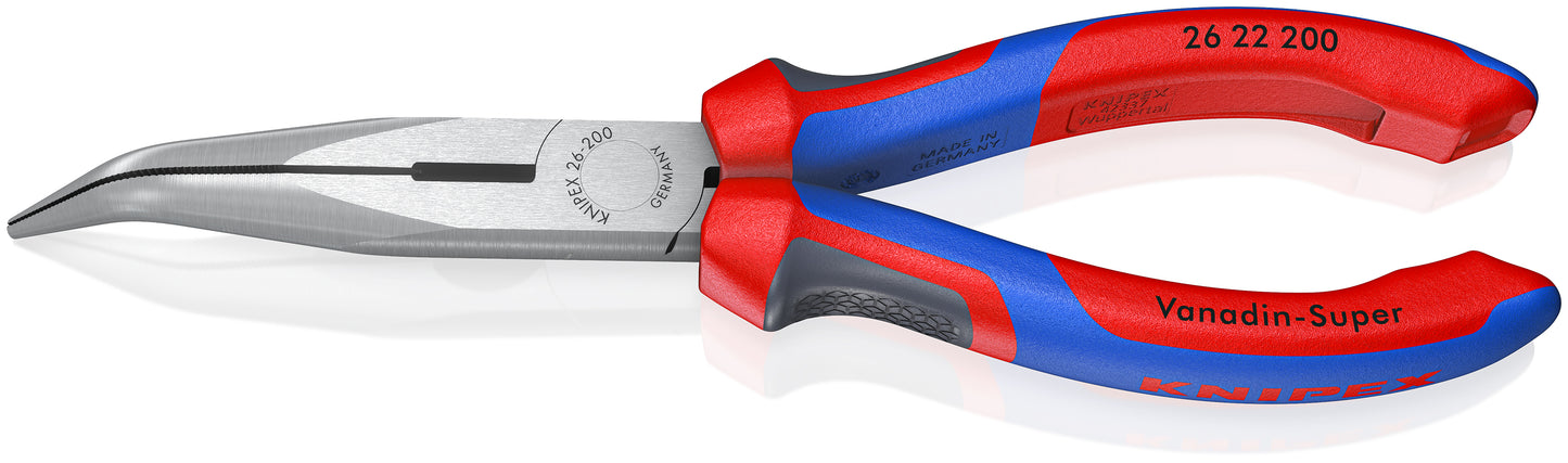 Knipex 26 22 200 SBA Long Nose 40° Angled Pliers with Cutter - image 2