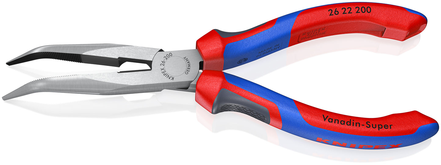 Knipex 26 22 200 Long Nose 40° Angled Pliers with Cutter - image 3