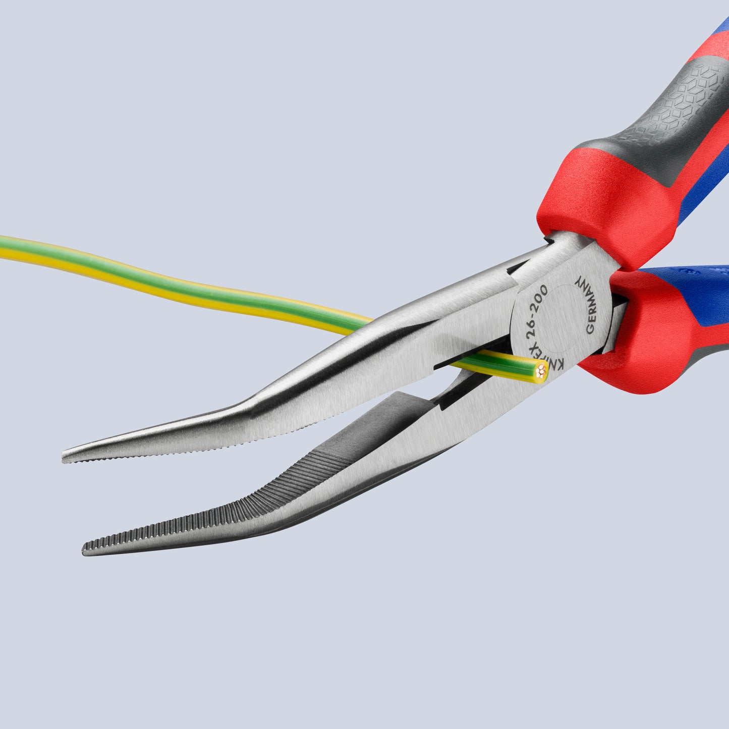 Knipex 26 22 200 Long Nose 40° Angled Pliers with Cutter - image 4
