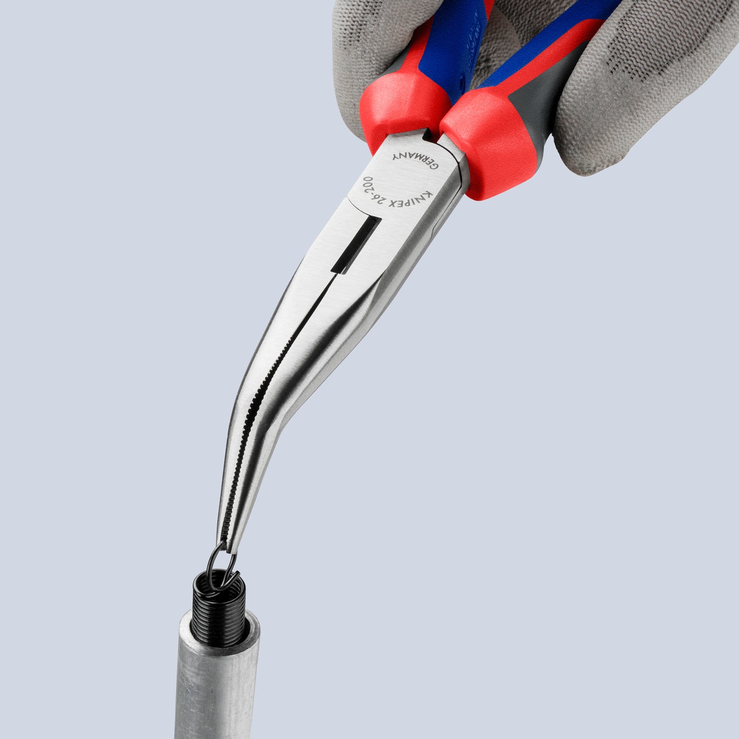 Knipex 26 22 200 SBA Long Nose 40° Angled Pliers with Cutter - image 6