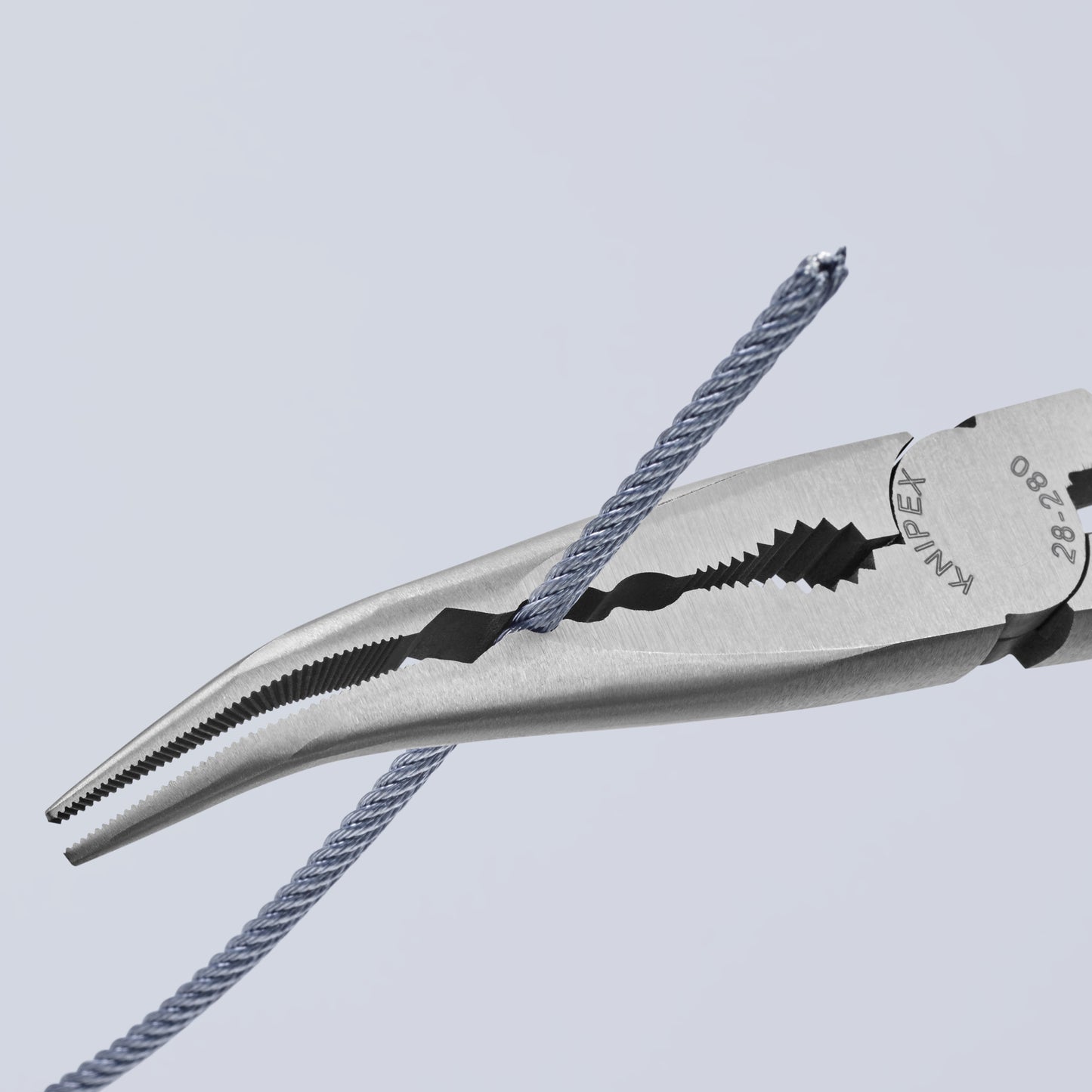 Knipex 28 81 280 SBA Extra Long Needle-Nose 45° Angled Pliers - image 10