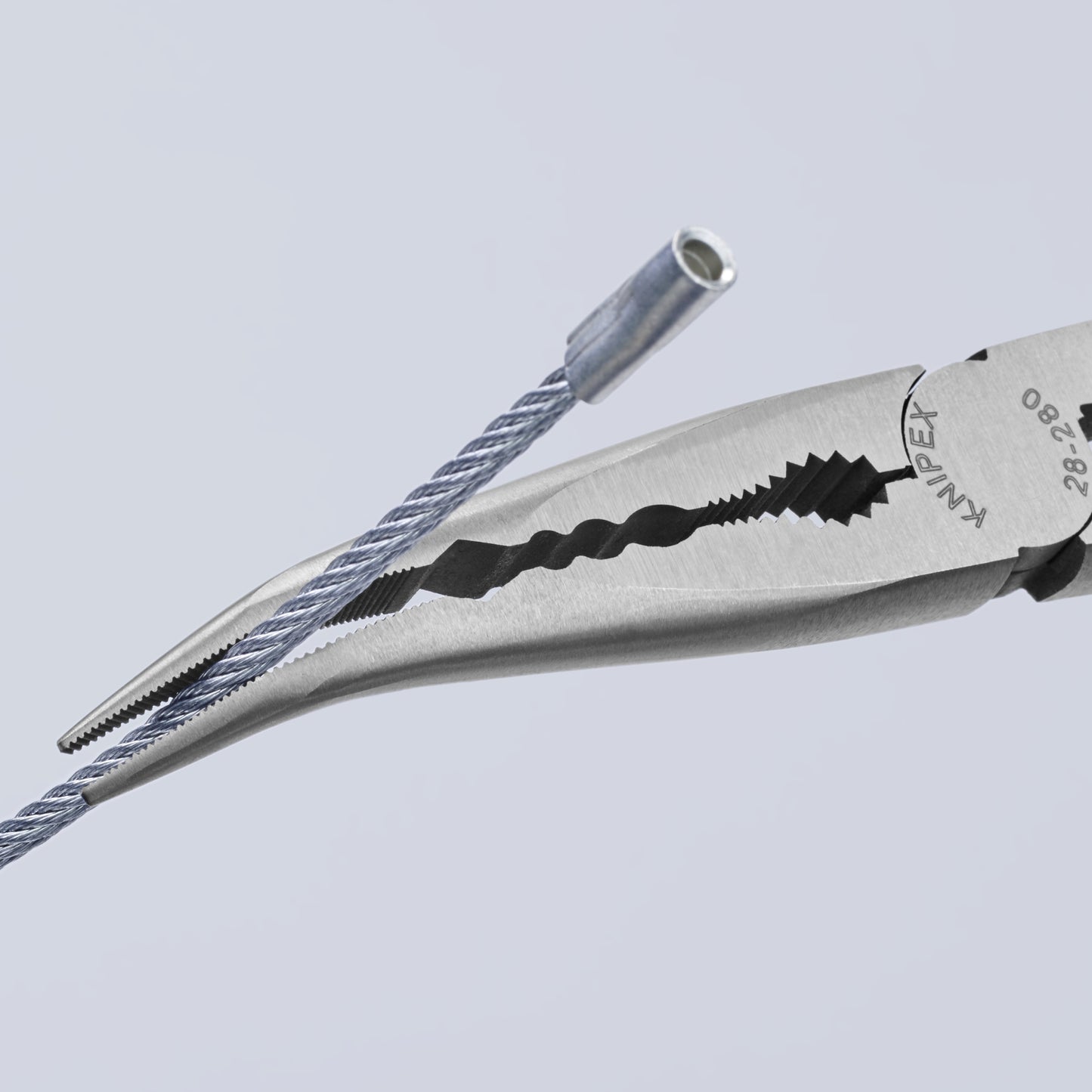 Knipex 28 81 280 SBA Extra Long Needle-Nose 45° Angled Pliers - image 11