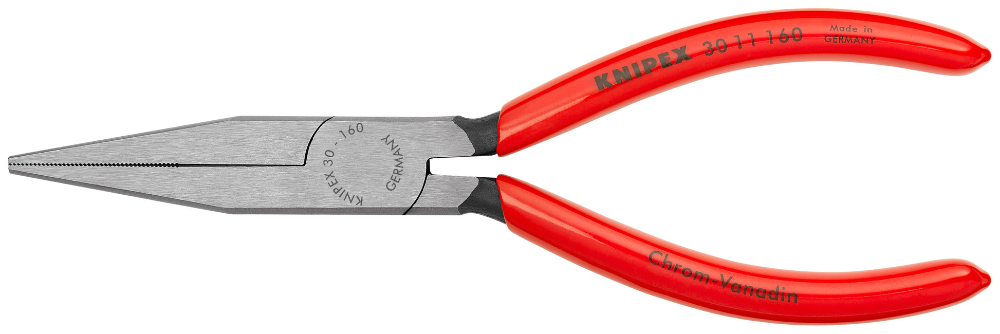Knipex 30 11 160 Long Nose Pliers-Flat Tips - KNIPEX Tools