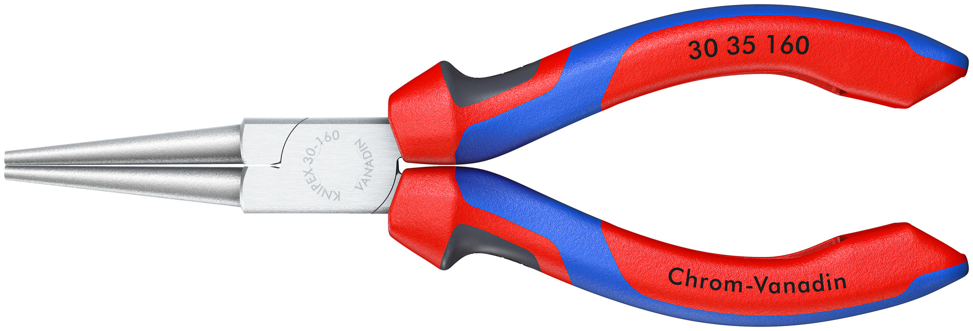 Knipex 30 35 160 Long Nose Pliers-Round Tips - KNIPEX Tools