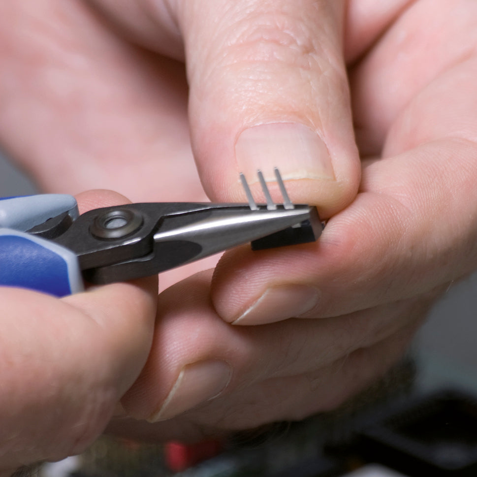 Knipex 34 22 130 Electronics Pliers-Half Round Tips - image 2