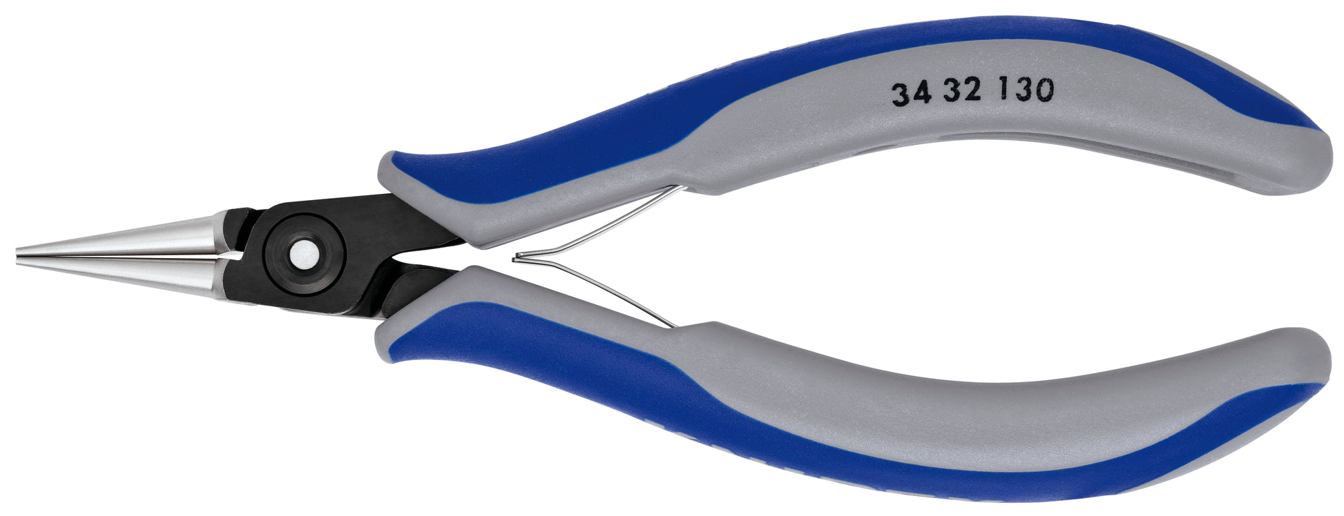 Knipex 34 32 130 Electronics Pliers-Round Tips - KNIPEX Tools