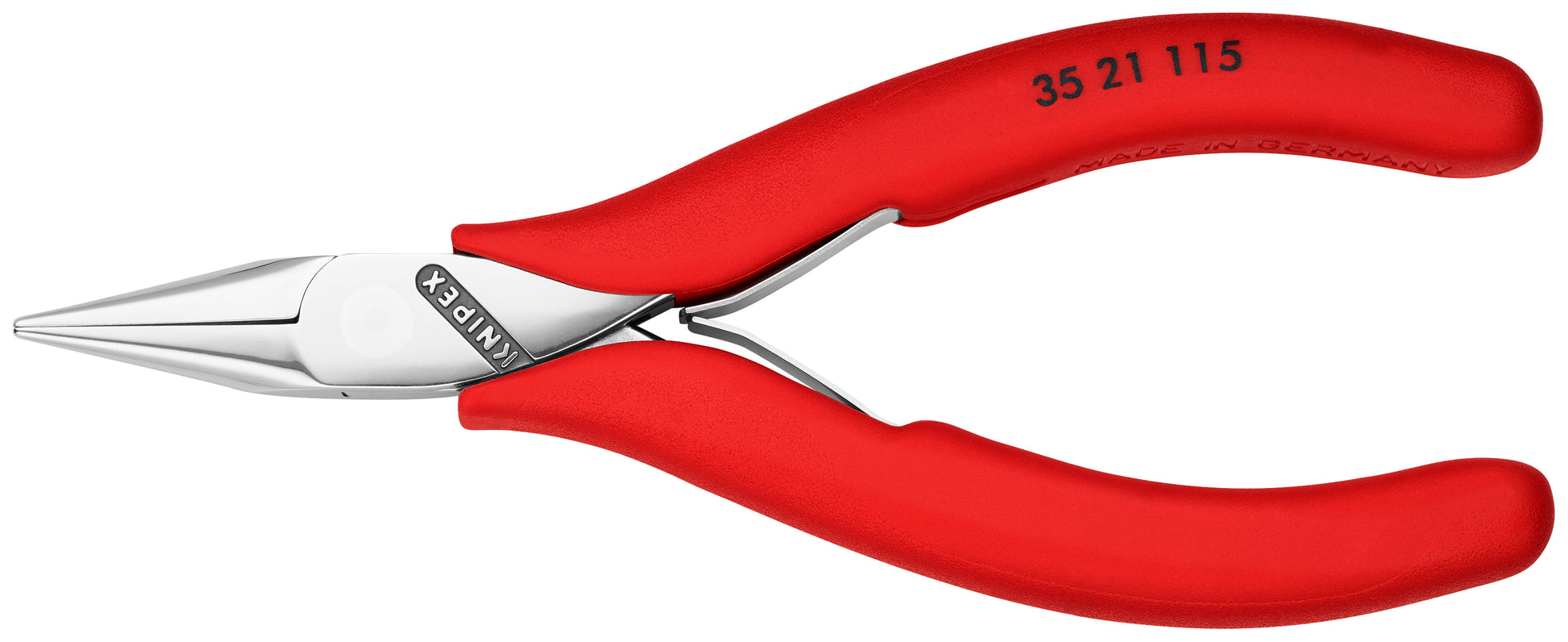 Knipex 35 21 115 Electronics Gripping Pliers-Half Round Tips - KNIPEX Tools