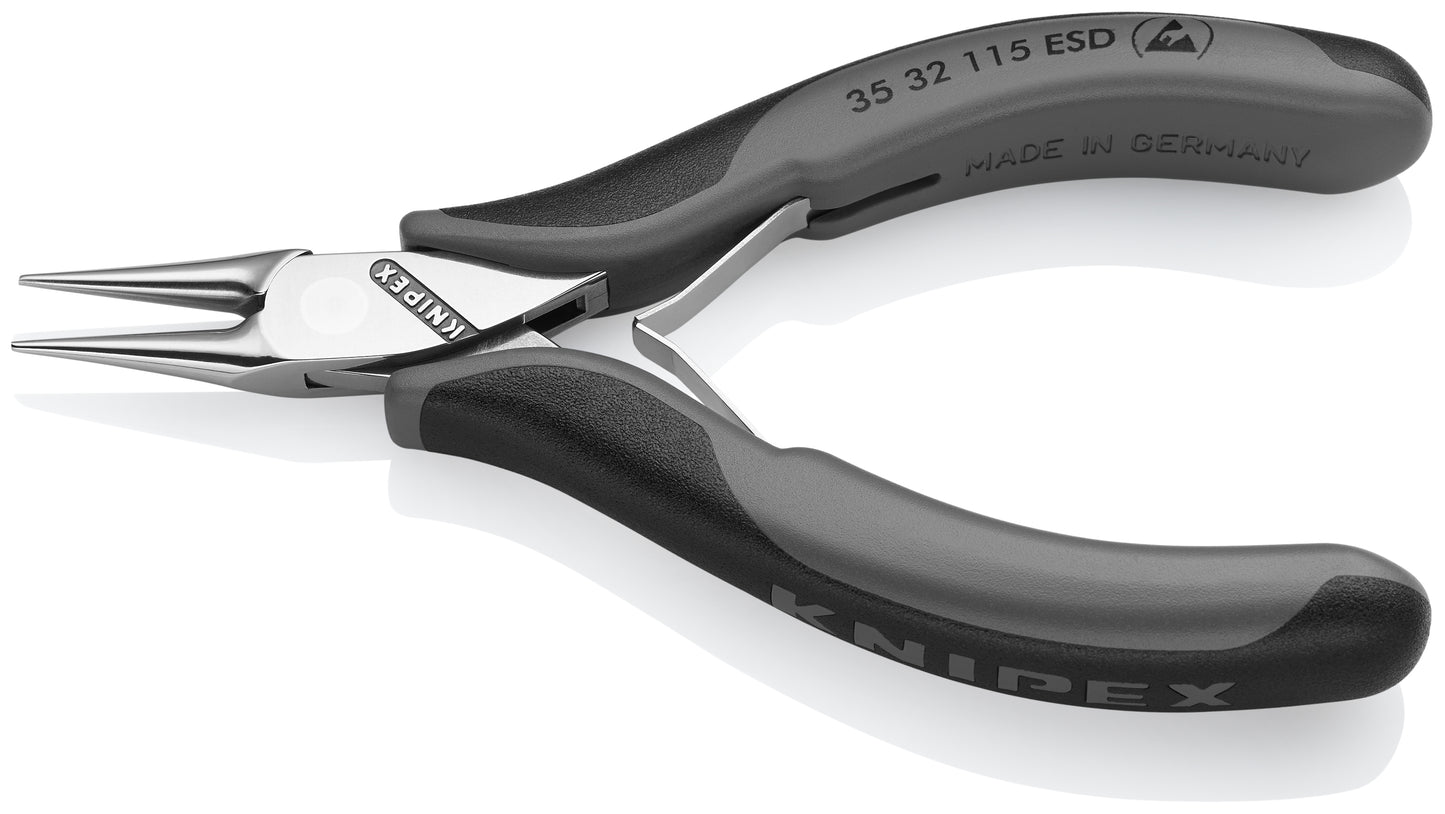 Knipex 35 32 115 ESD Electronics Pliers-Round Tips, ESD Handles - image 3