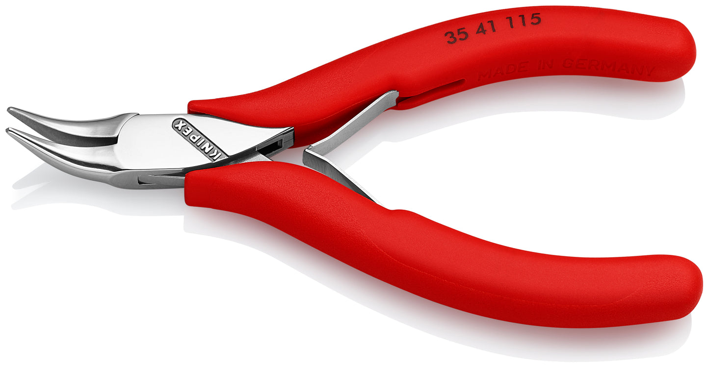 Knipex 35 41 115 Electronics 45° Angled Pliers-Half Round Tips - image 3
