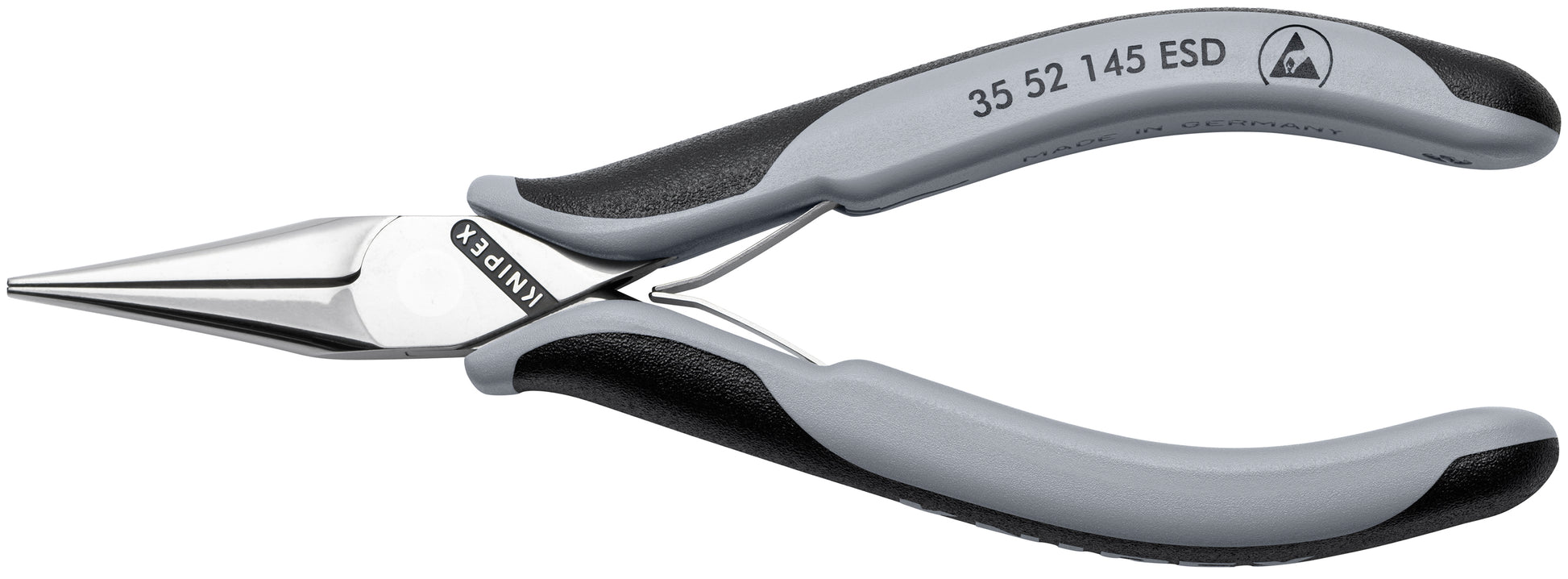 Knipex 35 52 145 ESD Electronics Pliers-Flat Tips-ESD Handles - KNIPEX Tools