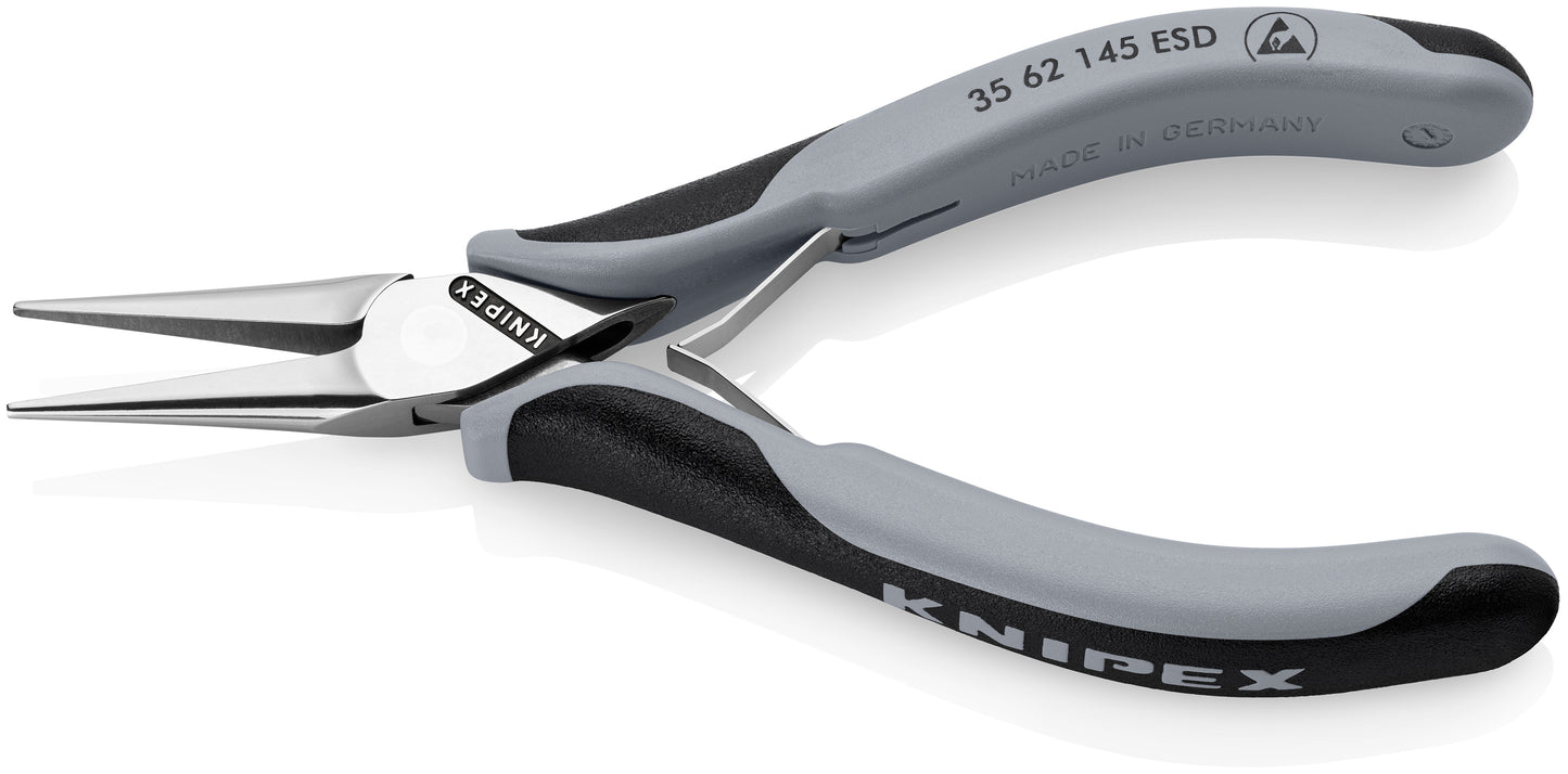 Knipex 35 62 145 ESD Electronics Pliers-Half Round Tips-ESD Handles - image 3