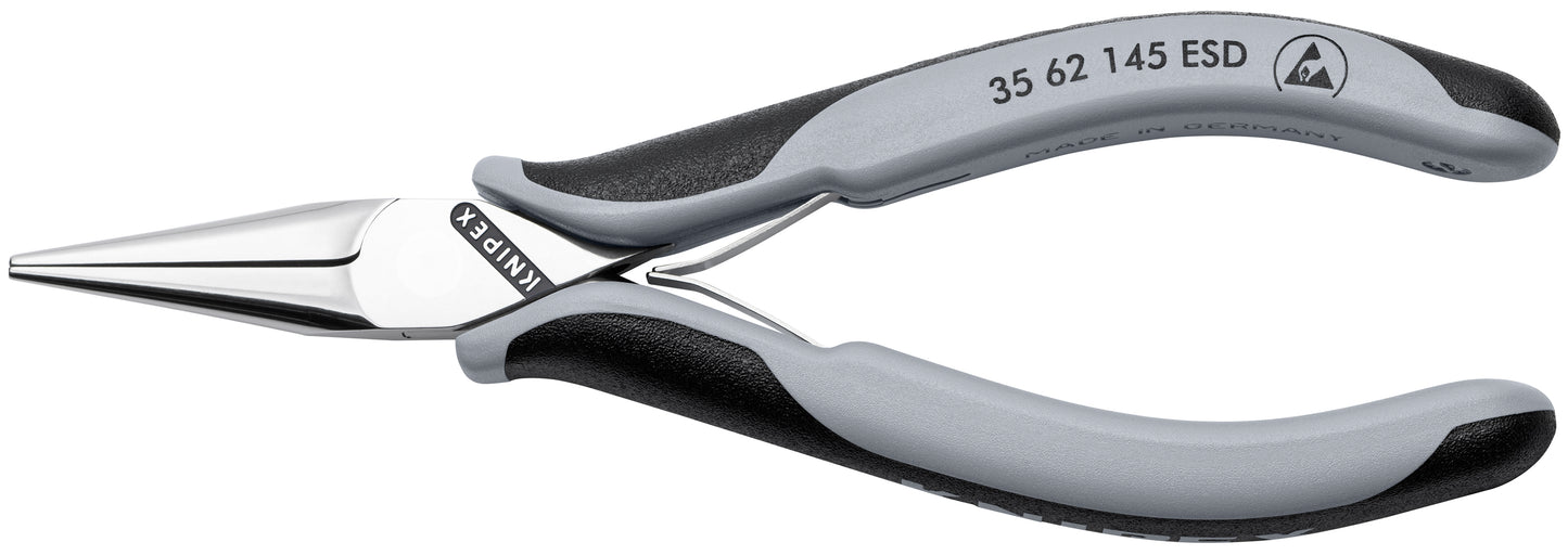 Knipex 35 62 145 ESD Electronics Pliers-Half Round Tips-ESD Handles - KNIPEX Tools