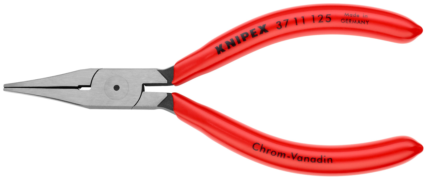 Knipex 37 11 125 Electronics Gripping Pliers-Flat Wide Tips - KNIPEX Tools