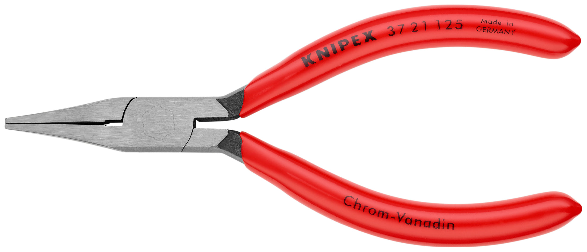 Knipex 37 21 125 Electronics Gripping Pliers-Flat Pointed Tips - KNIPEX Tools